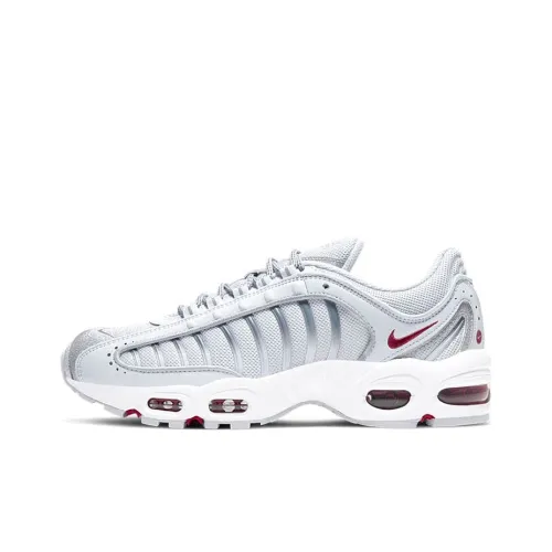 Nike Air Max Tailwind Low Беговые кроссовки Топ Женские Белые Серебряные
