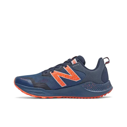 New Balance NB NITREL Низкие Беговые Кроссовки Мужские Синие Оранжевые