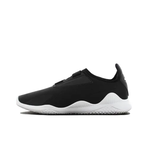 PUMA Slip-resistant Abrasion-resistant Low-top Беговые кроссовки Мужские Черно-белые