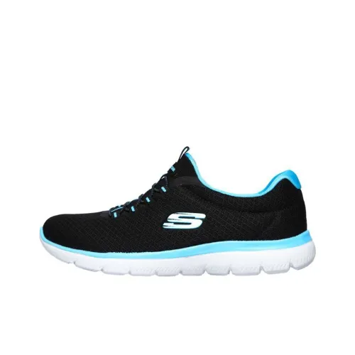 Skechers Summits Collection Низкие Беговые Кроссовки Женские Черные Синие