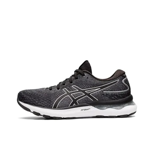 ASICS Gel Nimbus 24 Low Топ Беговые кроссовки Женские Черный Белый