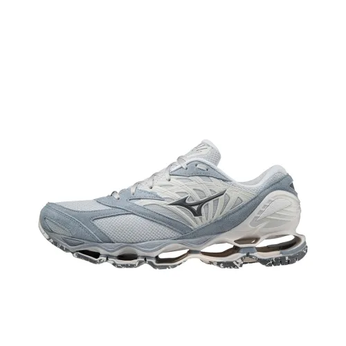 Mizuno Wave Prophecy LS Амортизаторы Шок-абсорбирующие Устойчивые к истиранию Дышащие Низкий Топ Беговые кроссовки Унисекс Серый