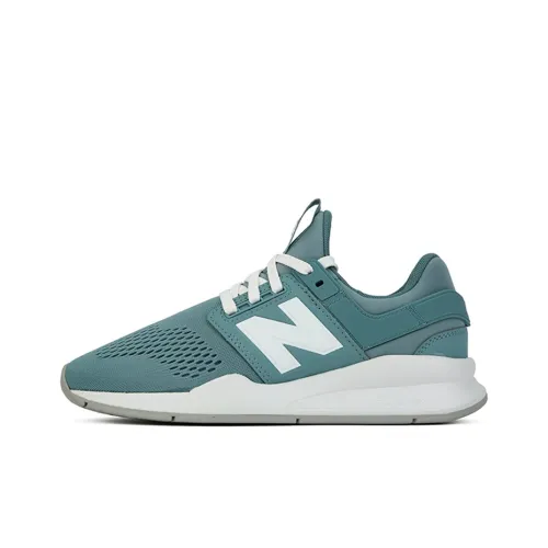 New Balance NB 247 Low Топ Повседневные Беговые Кроссовки Женские Дымчато-Зеленый