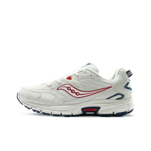 Saucony Cohesion 9 Slip-resistant Abrasion-resistant Breathable Low-top Casual Running Shoes Men's Ecru Blue Сaucony Cohesion 9 Противоскользящий Устойчивый к истиранию Дышащий Низкий Топ Повседневные Беговые Кроссовки Мужские Экрю Синий