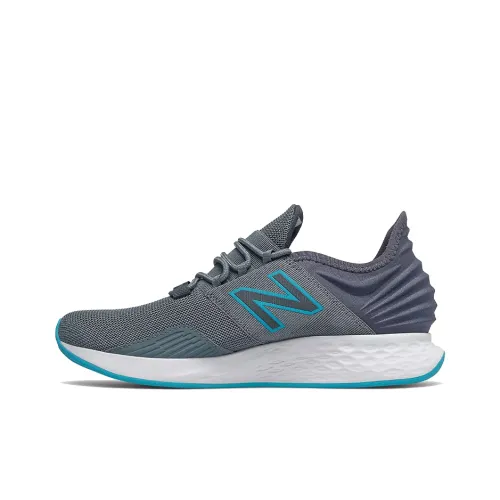 New Balance NB Свежий Foam ROAV Низкий Топ Беговые кроссовки Мужские Серый Синий