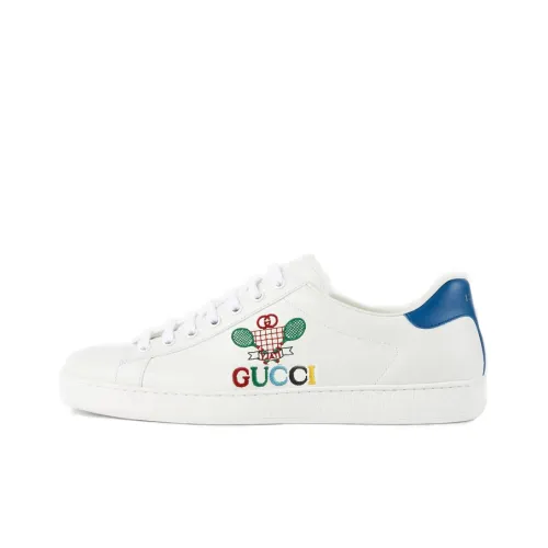 GUCCI Ace Стильные Скейтбординги Мужские Белый Синий