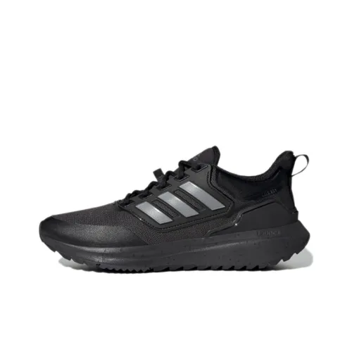 Adidas EQ21 Амортизирующие беговые кроссовки с низким верхом устойчивые к истиранию мужские угольно-черный