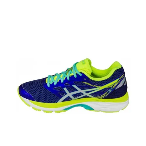Asics Gel CUMULUS 18 Low Топ Беговые кроссовки Женские Желто-синие