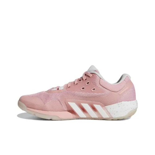 Adidas Dropset Slip Resistant Abrasion Resistant Дышащий Покрытие Низкие Кроссовки для Бега Женские Розовые