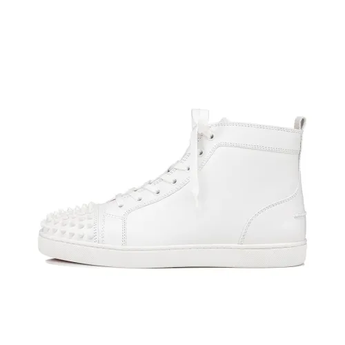 CL Lou Spikes High Топ Скейтборд Кроссовки Мужские Белые