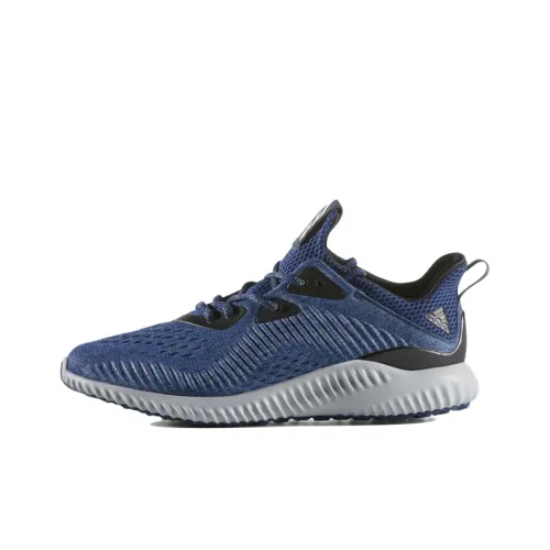 Adidas AlphaBounce Slip-Resistant и Breathable Низкий Топ Тренировочные Беговые Кроссовки Женские Синий Черный