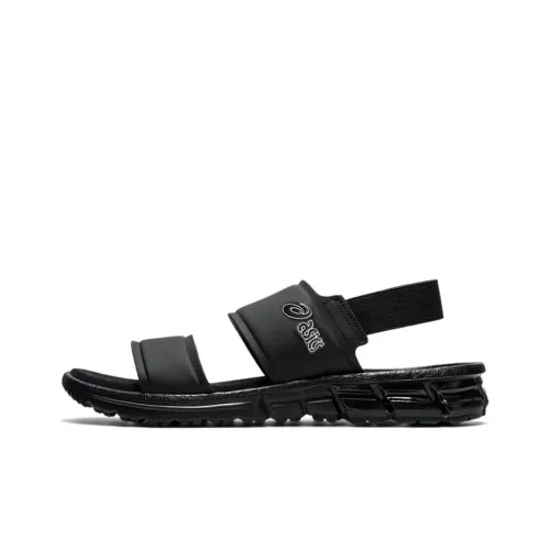 Asics Gel Quantum 90 One Strap Sandals Unisex Black Asics Gel Quantum 90 One Ремень Сандалии Унисекс Черный