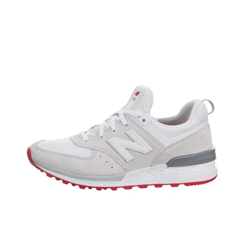 New Balance NB 574 Low Топ Беговые кроссовки Женские Белые