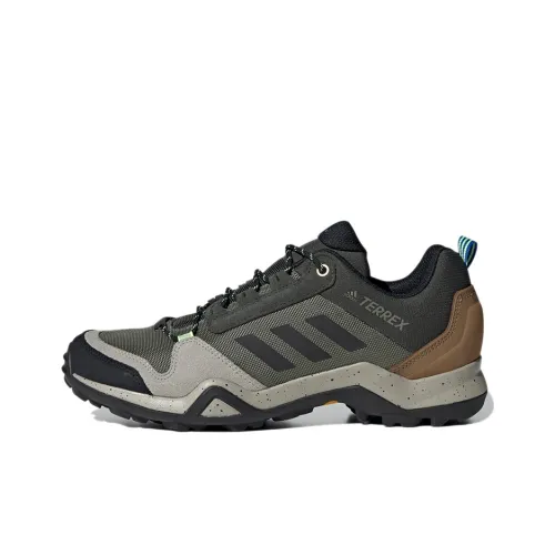adidas Terrex AX3 GTX Устойчивый к истиранию Низкий Топ Походная обувь Мужская Яшма