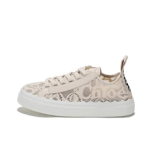 Chloe Низкий Топ Стильный Скейтбординг Женские Светлый Бежевый