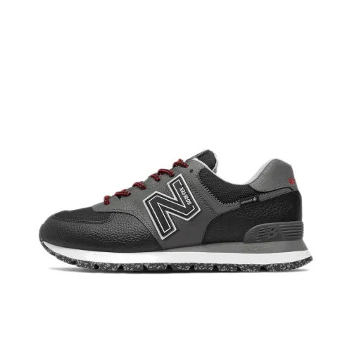 New Balance NB 574 Low Топ Беговые кроссовки Мужские Черные Серые