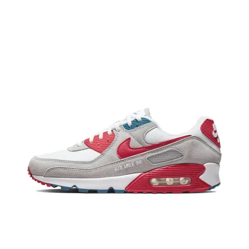 Nike Air Max 90 Low Топ Беговые кроссовки Мужские Белый Серый Розовый