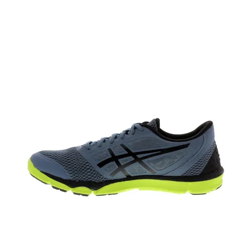 Asics 33 Dfa 2 33 Dfa 2 Дышащие Низкие Кроссовки для Бега Мужские Синие Желтые