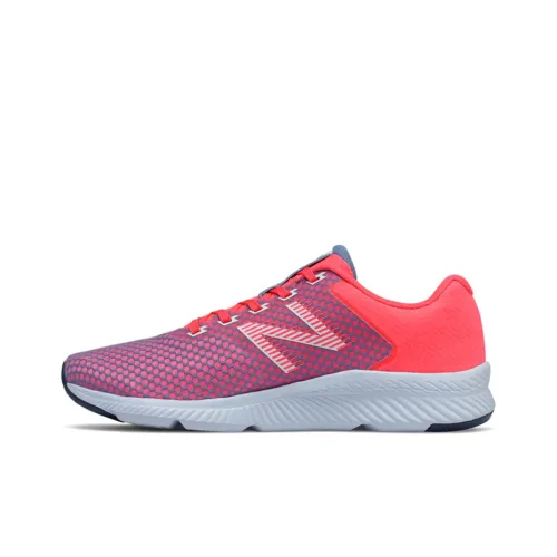 New Balance NB 413 Противоскользящие амортизирующие и дышащие низкие беговые кроссовки для женщин пурпурно-оранжевые