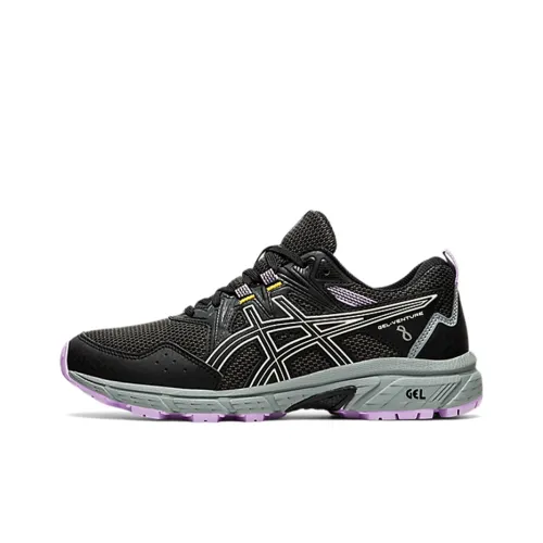 Asics Gel Venture 8 Low Топ Беговые кроссовки Женские Черные