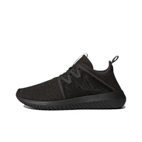 Adidas Originals Tubular Slip Resistant Abrasion Resistant Низкий Топ Casual Женский Углеродный Черный