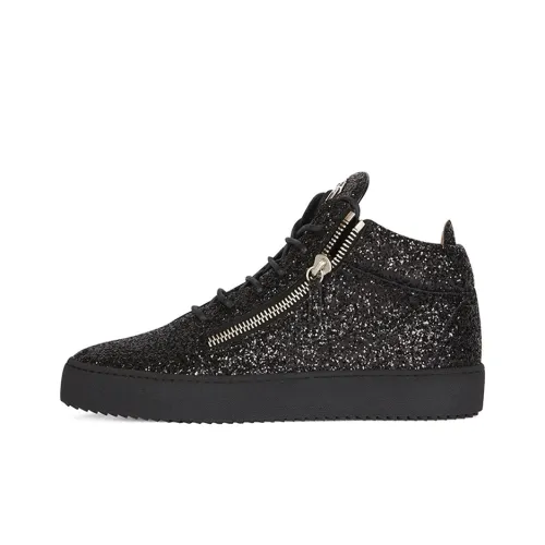 Giuseppe Zanotti GZ Kriss MID Топ Скейтборд Кроссовки Мужской Черный