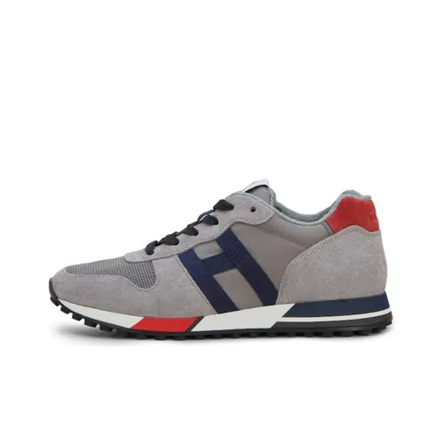 HOGAN H383 Низкий Топ Повседневная Обувь Мужская Серый