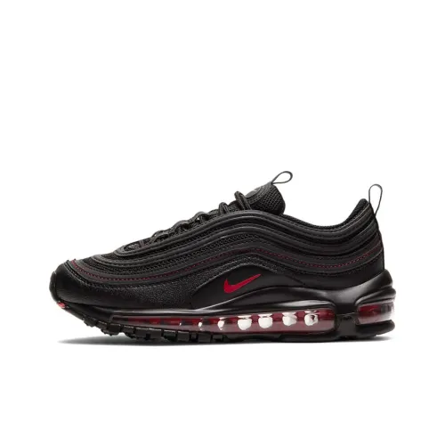 Nike Air Max 97 Low Беговые кроссовки GS Черные Красные