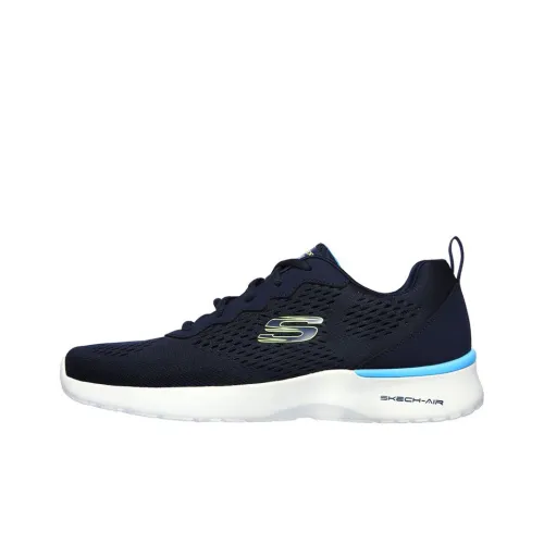 Skechers Skech Air Dynamight Low Top Марафон Беговые кроссовки Мужской Морской синий
