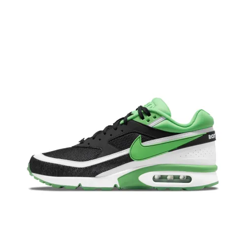Nike Air Max BW Low Топ Марафон Беговые кроссовки Мужской Черный Зеленый