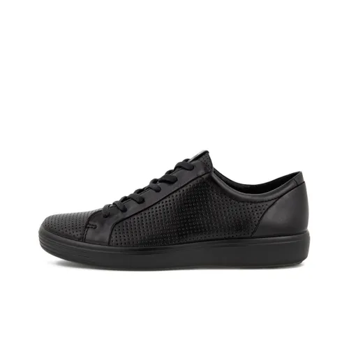 Ecco Soft Cool Size 7 Коллекция Стильные Скейтбординги Мужской Черный