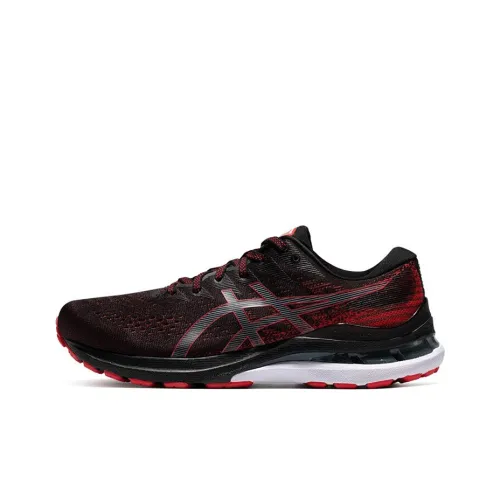 Asics Gel Kayano 28 Low Top Марафон Беговые кроссовки Мужские Черные Красные