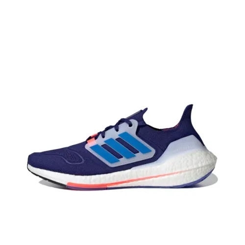 Adidas Ultraboost 22 противоскользящие устойчивые к истиранию дышащие низкие беговые кроссовки унисекс темно-синий