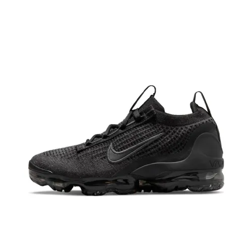 Nike VaporMax 2021 MID Топ Беговые кроссовки Женские Черный