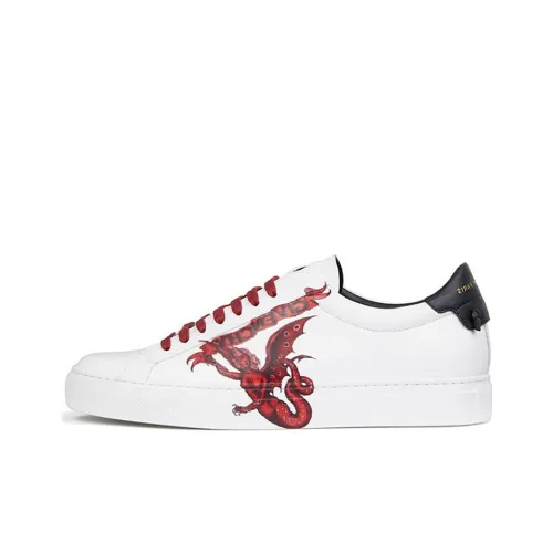 Givenchy Низкий Топ Стильный Скейтбординг Мужской Белый