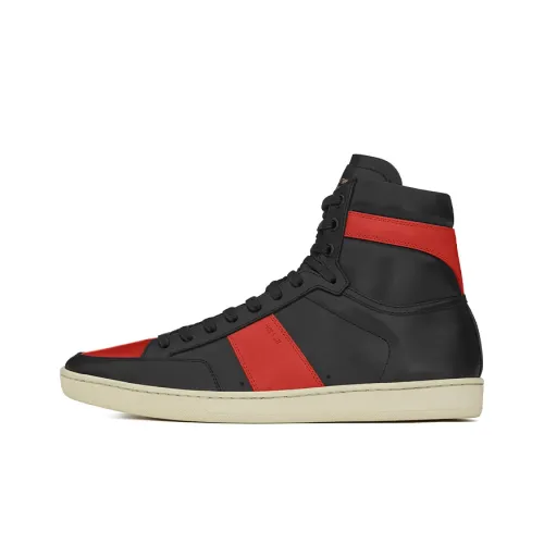 SAINT LAURENT Court Classic Скейтборд Кроссовки Высокие Мужские