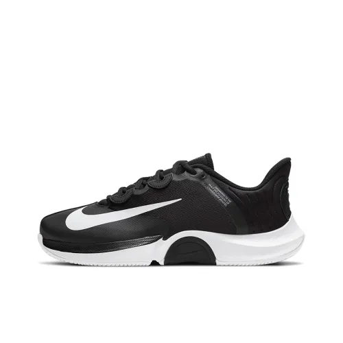 Nike Air Zoom GP Court Air Zoom GP Turbo Shock Absorbers Slip-Resistant Low Top Tennis Shoes Men's Black White