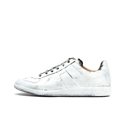 Maison Margiela Replica Low Топ Стильные Скейтбординги Мужской Белый Эффект Потертости