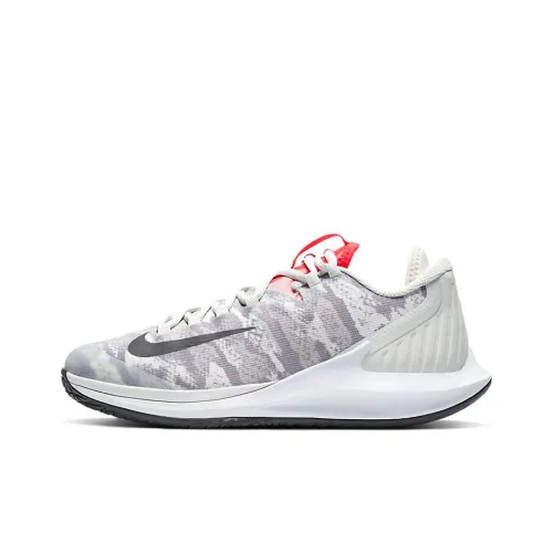 Nike Air Zoom Zero Shock Absorbers Противоскользящие Низкие Кроссовки для тенниса Женские Серый Красный