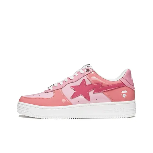 A BATHING APE BAPE STA Комбо Низкий Топ Стильные Скейтбординги Мужской Розовый