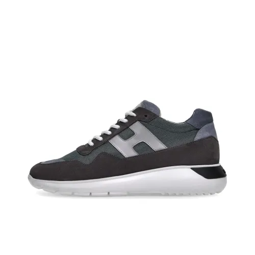 HOGAN Interactive³ Устойчивый к истиранию Низкий Топ Повседневная обувь Мужская Темно-серый