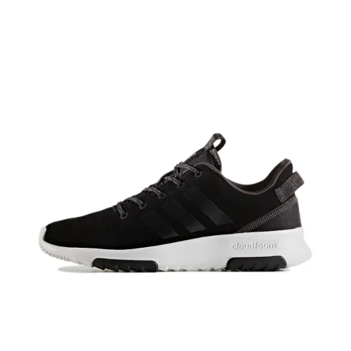 Adidas Neo Racer TR21 Устойчивость к истиранию Покрытие Низкие Беговые кроссовки Женские Угольно-черный