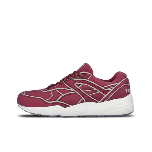 PUMA R698 Trinomic Low Топ Повседневная обувь Женская Бордовый
