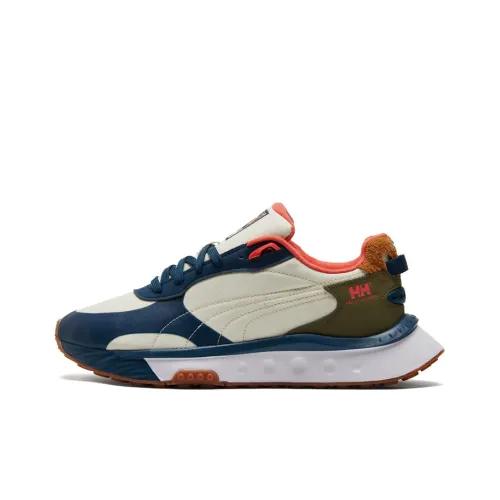 HELLY HANSEN X PUMA Wild Rider Series Low Топ Спортивная Повседневная Обувь Унисекс Синий Белый