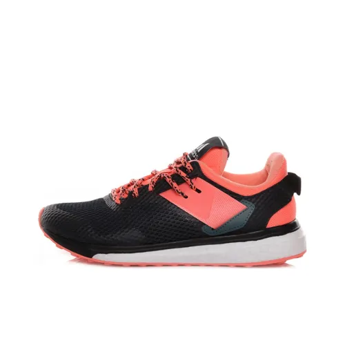 Adidas Response 3 Slip-resistant Abrasion-resistant Low Top Беговые кроссовки Женские Черный Розовый