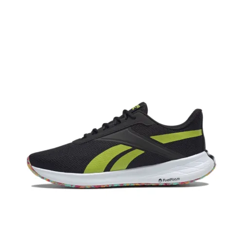 Reebok Energen Plus Low Топ Беговые кроссовки Мужские Черные Зеленые