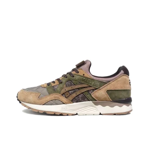 SBTG совместное издание X Kicks LAB x Asics Gel Lyte 5 устойчивые к истиранию низкие беговые кроссовки унисекс коричневый