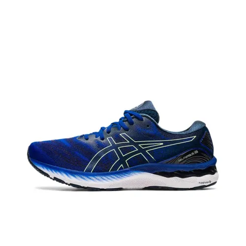 Asics Gel Nimbus 23 Low Топ Беговые кроссовки Мужские Звездно-синие