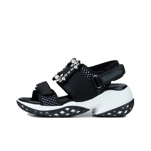 Roger Vivier Пляжные сандалии Женские Черный