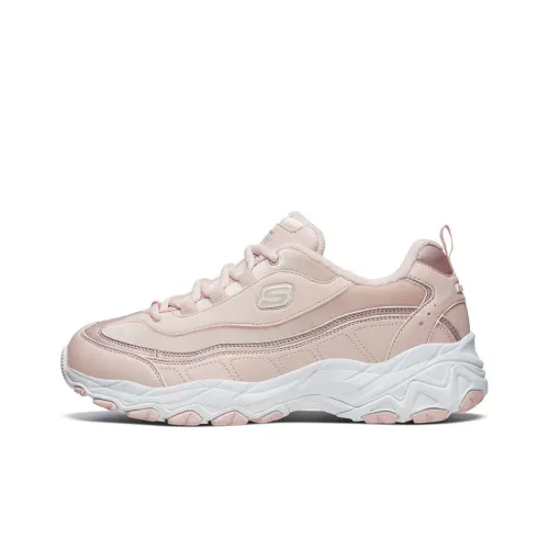 Skechers Encore Low Топ Беговые кроссовки Женские Розовый Удобный Платформа Спорт Обувь